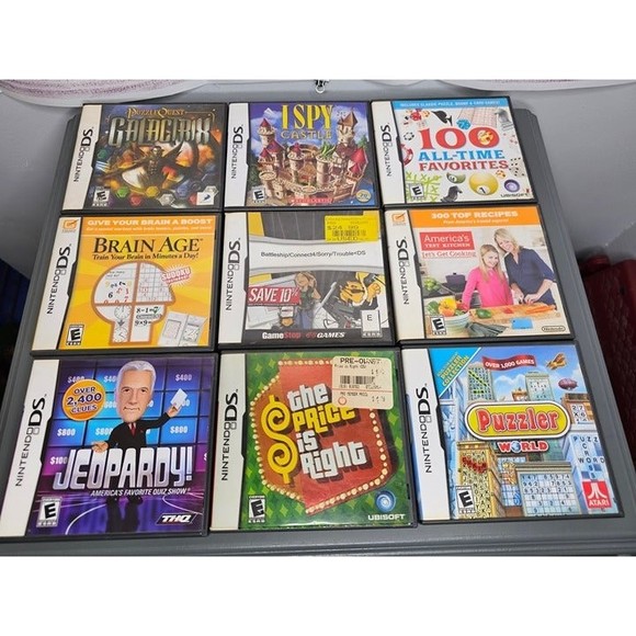 Lot of 9 Games for Nintendo Gameboy DS **8 of 9 are CIB**